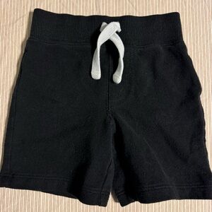 Old Navy Kids Black Shorts with Light Gray Drawstring